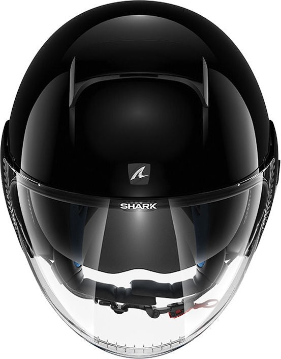 Shark Open Face Helmet NANO BLANK, Black/BLK | HE2802BLK