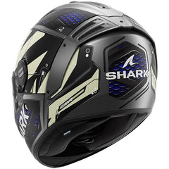 Shark Full Face Helmet Spartan RS Stingrey Mat Anthracite Anthracite Blue | HE8113EAAB