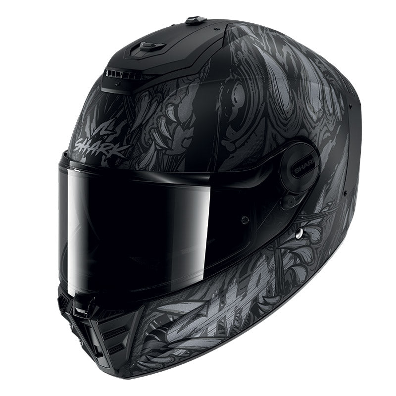 Shark Full Face Helmet Spartan RS Shaytan Mat Black Anthracite Anthracite | HE8115EKAA