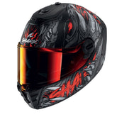 Shark Full Face Helmet Spartan RS Shaytan Mat Black Red Anthracite | HE8115EKRA
