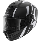 Shark Full Face Helmet Spartan RS Carbon Shawn Mat Carbon Black Silver | HE8156EDKS