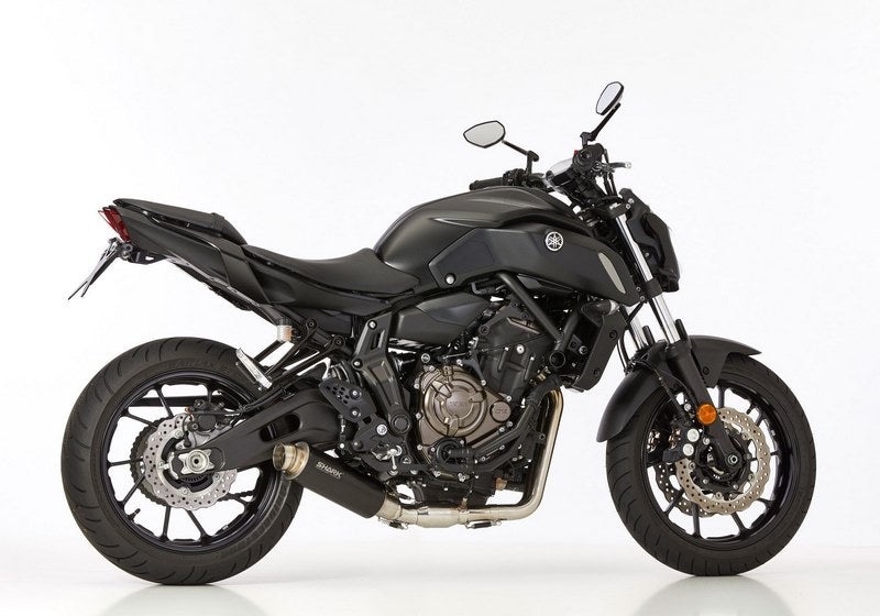 SHARK SRC 4 complete exhaust system (2-1) super short,black | 845066