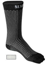 SIXS Compression Ankle Socks - carbon white
