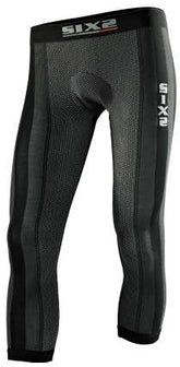 SIXS Padded leggings - carbon black
