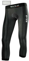 SIXS Padded leggings - carbon white