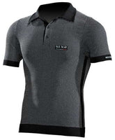 SIXS Short-Sleeved Polo Shirt - black