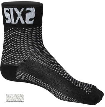 SIXS Ankle Socks - carbon white