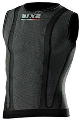 SIXS Sleeveless T-shirt - carbon black