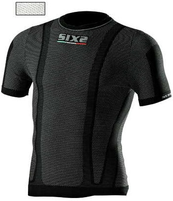 SIXS Short-sleeved T-shirt - carbon white