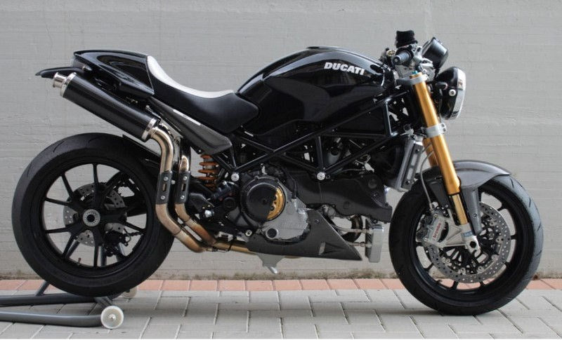Spark SPARK ROUND MUFFLERS CARBON HIGH-UP DUCATI MONSTER S4R/S2R | GDU0818COM