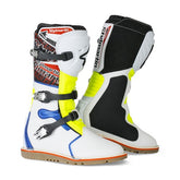 Stylmartin Off Road Impact Pro Boots White-Blue-Yellow Fluo | off-road-impact-pro-white-blue-yellow-fluo
