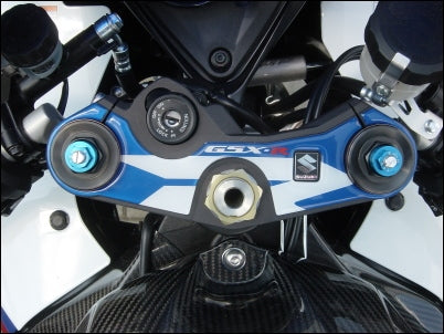 Suzuki Top yoke protector bl/white | 990D0-02H02-PAD