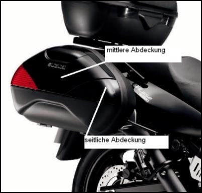 Suzuki Colour centre cover set, Black | 990D0-06GCC-YAY