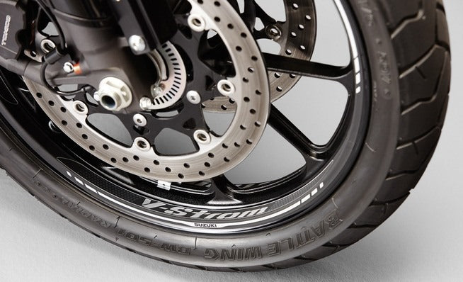 Suzuki Wheel decals fr.tire dl1000al4 | 990D0-31JF5-PAD