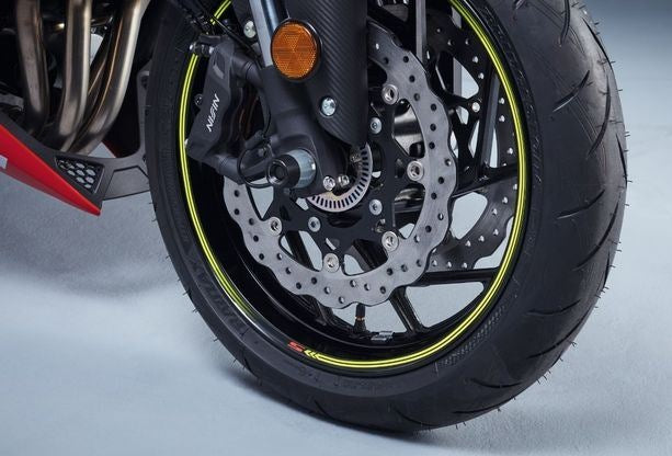 Suzuki Rim decall yellow with s-logo | 990D0-WHEEL-00S