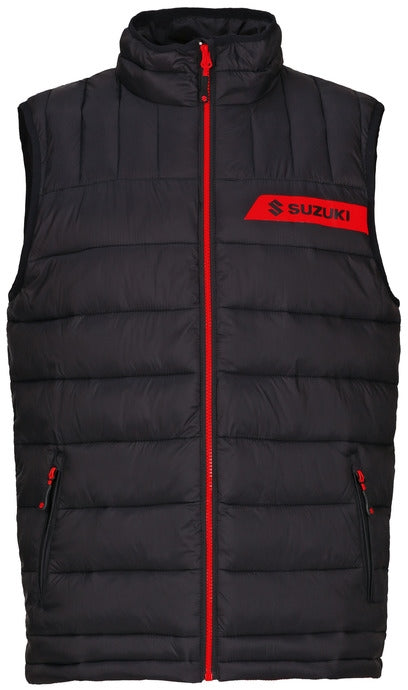 Suzuki Team black bodywarmer | 990F0-BKBW3