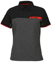 Suzuki Team black polo shirt ladies | 990F0-BKPL3