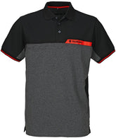 Suzuki Team black polo shirt men | 990F0-BKPM3