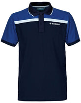 Suzuki Team blue polo shirt men | 990F0-BLPM3