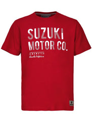 Suzuki Fashion t-shirt red men | 990F0-FHTS1
