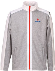 Suzuki Team white fleece jacket | 990F0-WTFJ1