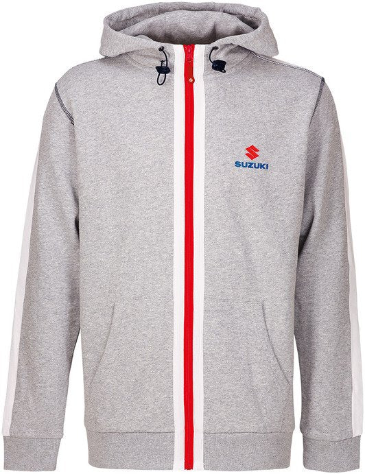Suzuki Team white hoodie men | 990F0-WTHM1