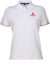 Suzuki Team white polo shirt ladies | 990F0-WTPL1