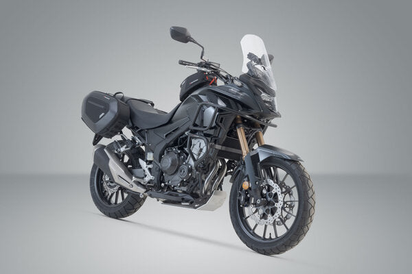 SW MOTECH PRO BLAZE saddlebag set. Black. Honda CB500X (13-), NX500 (23-). | BC.HTA.01.740.35900