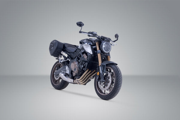 SW MOTECH PRO BLAZE H saddlebag set. Black. Honda CBR650R / CB650R (18-). | BC.HTA.01.740.36500