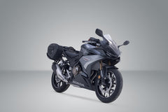 SW MOTECH PRO BLAZE H saddlebag set. Black. Honda CBR300R, CBR500R/ CB500F (16-). | BC.HTA.01.740.36800
