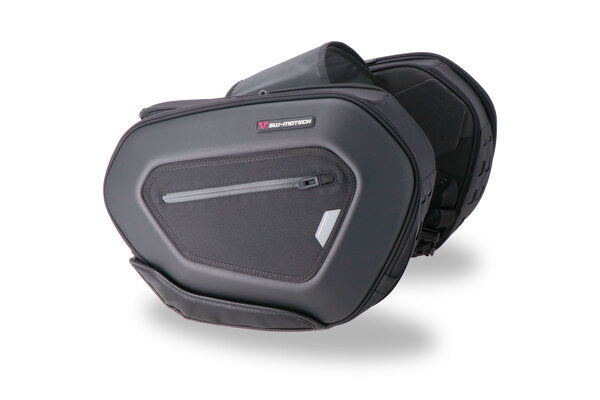 SW MOTECH PRO BLAZE H saddlebag set. Black. Honda CBR300R, CBR500R/ CB500F (16-). | BC.HTA.01.740.36800