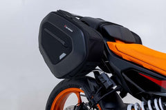 SW MOTECH PRO BLAZE H saddlebag set. Black. KTM 390 Duke (23-). | BC.HTA.04.740.35600