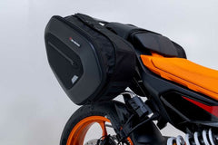 SW MOTECH PRO BLAZE H saddlebag set. Black. KTM 390 Duke (23-). | BC.HTA.04.740.35600