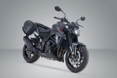 SW MOTECH PRO BLAZE H saddlebag set. Black. Suzuki GSR750 (11-16)/ GSX-S750 (16-). | BC.HTA.05.740.35600