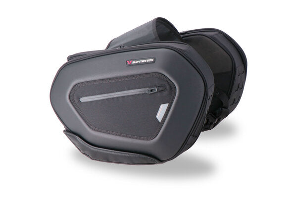 SW MOTECH PRO BLAZE H saddlebag set. Black. BMW S1000RR (12-14) / S1000R (13-20). | BC.HTA.07.740.35300