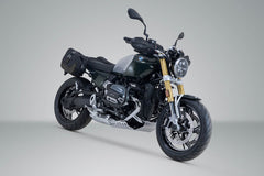 SW MOTECH Legend Gear side bag system LC Black Edition. BMW R12 nineT (23-). | BC.HTA.07.968.20100