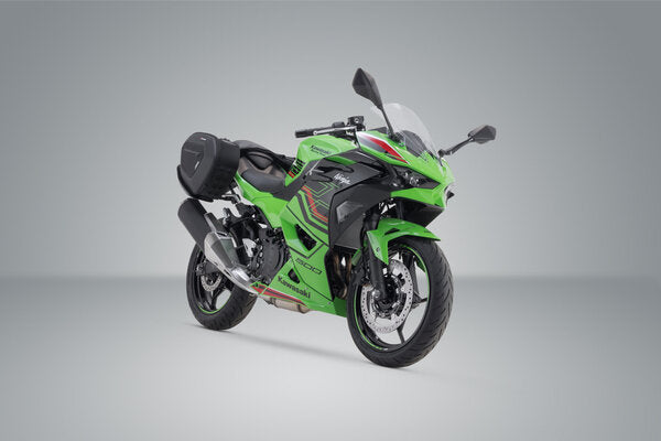 SW MOTECH PRO BLAZE H saddlebag set. Black. Kawasaki Ninja 500 SE, Z500 (23-). | BC.HTA.08.740.36900