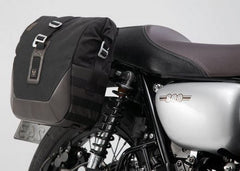 SW-MOTECH Legend Gear side bag system LC Black Edition Kawasaki W800 Street / Cafe (18-). | BC.HTA.08.933.20100