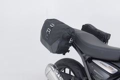 SW MOTECH Legend Gear side bag system LC - Black Edition. Triumph Speed 400 / Scrambler 400 X (23-). | BC.HTA.11.616.20100