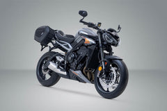 SW Motech PRO BLAZE H saddlebag set. Black. Triumph Street Triple 765 (19-). | BC.HTA.11.740.36000