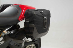 SW Motech Legend Gear side bag system LC Black Edition. Ducati Monster 1200/S (16-). | BC.HTA.22.885.20101