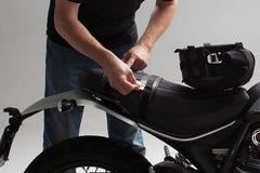 SW-MOTECH S-hooks for Legend Gear side bags Aluminum. Silver anodized. In pairs. | BC.ZUB.00.085.30000