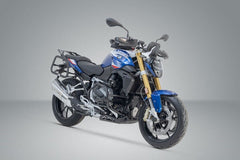 SW Motech EVO side carriers. B-stock.. Black. BMW R 1200 R/RS (14-18), R 1250 R/RS (18-). | B.KFT.07.573.20000/B