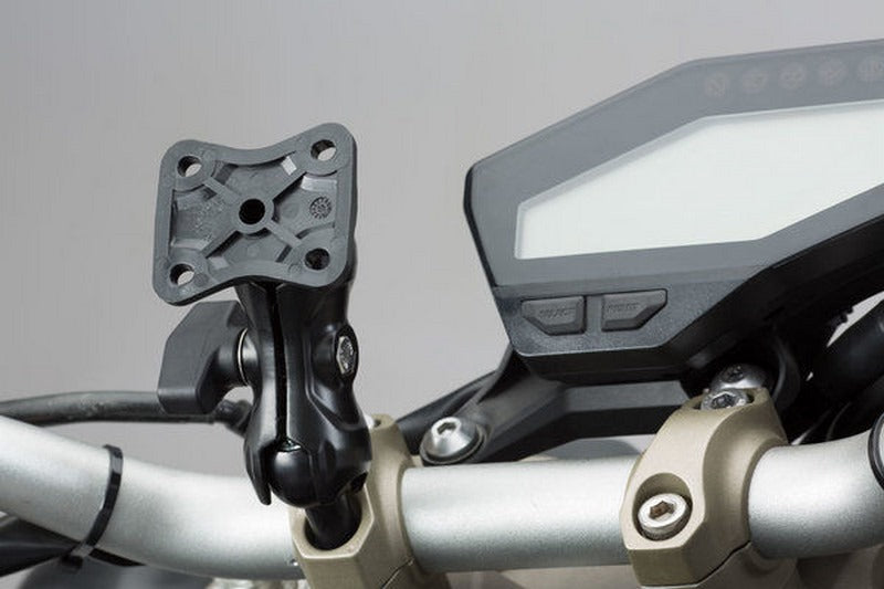 SW-MOTECH GPS mount for M8 thread 1" ball with M8 screw, socket arm, GPS mount. | CPA.00.424.10200/B