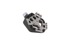 SW Motech ADVENTURE step for brake pedal. Black/Silver. | FBL.00.127.11000