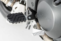 SW-MOTECH ION footrest kit Silver. Aprilia, BMW, Suzuki models. | FRS.05.011.10002/S