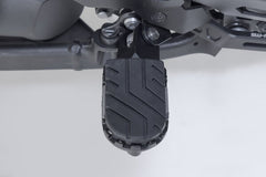 SW MOTECH ION footrest kit. Black. Triumph Tiger 1200 models (22-). | FRS.11.011.10600/B