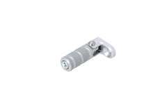 SW Motech Gear lever tread. Silver. Knurled. incl. extension. | FSC.00.127.10100/S