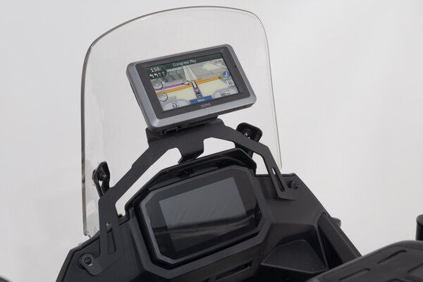 SW Motech GPS mount for cockpit. Black. Honda XL750 Transalp (22-). | GPS.01.070.10000/B