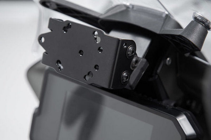 SW-MOTECH GPS mount for cockpit Black. KTM 790 Adventure / R (19-). | GPS.04.521.10000/B